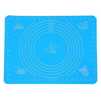 70x50CM Non-stick Silicone Rolling Dough Pastry Mat Anti-Slip Bottom Design Desktop Pad for Home (BPA-Free, No FDA Certified)