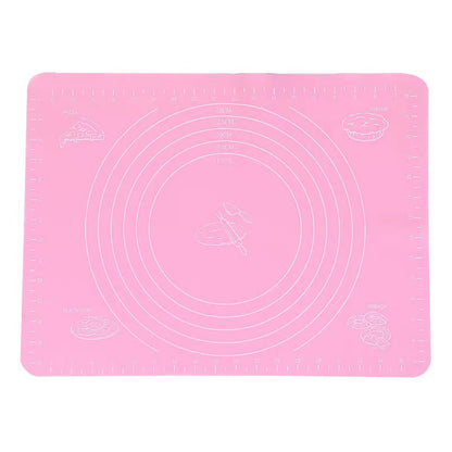 70x50CM Non-stick Silicone Rolling Dough Pastry Mat Anti-Slip Bottom Design Desktop Pad for Home (BPA-Free, No FDA Certified)