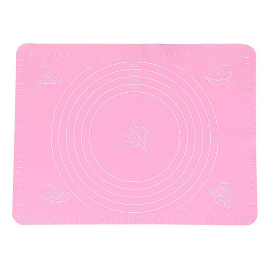 70x50CM Non-stick Silicone Rolling Dough Pastry Mat Anti-Slip Bottom Design Desktop Pad for Home (BPA-Free, No FDA Certified)