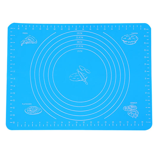 45x64CM Pastry Mat Non-stick Food-Safe Silicone Pad for Rolling Dough (BPA-Free, No FDA Certified)