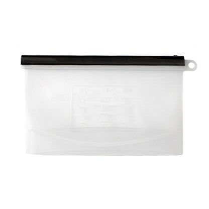 500ML Reusable Freezer Bag Food-Grade Silicone Meat Fruit Snack Storage Bag Picnic Sandwich Pouch (BPA-free, No FDA Certified), Size: S