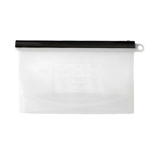 500ML Reusable Freezer Bag Food-Grade Silicone Meat Fruit Snack Storage Bag Picnic Sandwich Pouch (BPA-free, No FDA Certified), Size: S