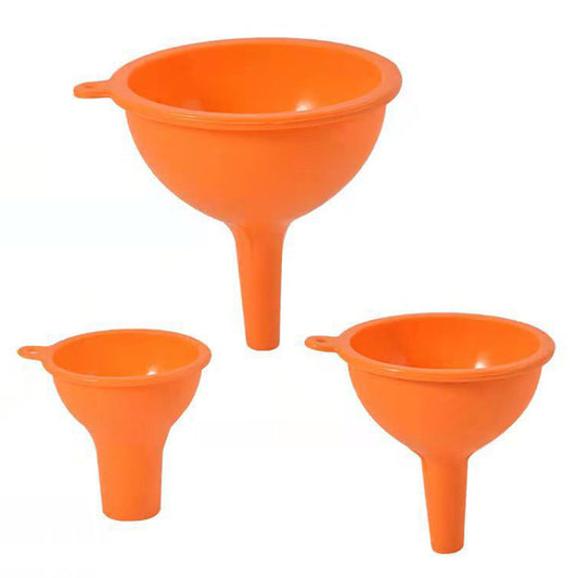 3Pcs / Set S / M / L Silicone Wine Oil Honey Funnel Kitchen Liquid Pouring Funnel Tool (No FDA Certification, BPA-free)