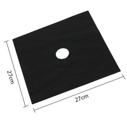 2PCS Fiberglass Cloth Oil-proof Covers Stove Burner Gas Stove Burner Liners Non-Stick Gas Range Protectors Mats