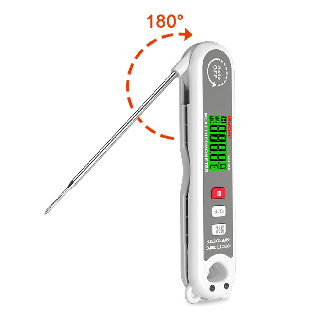 GVDA GD159 Digital Food Thermometer Meat Oil Milk Temperature Measure Tool (BPA Free, No FDA Certification)