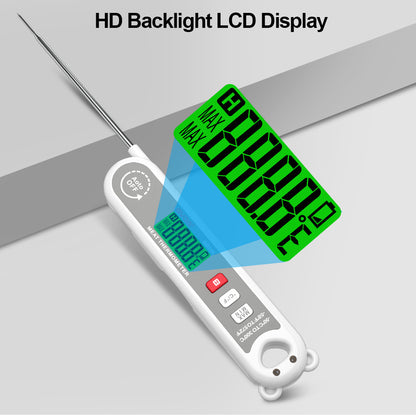 GVDA GD159 Digital Food Thermometer Meat Oil Milk Temperature Measure Tool (BPA Free, No FDA Certification)