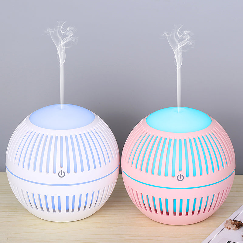 USB Powered Humidifier Mute Home Office Car Mist Diffuser with Colorful Night Light