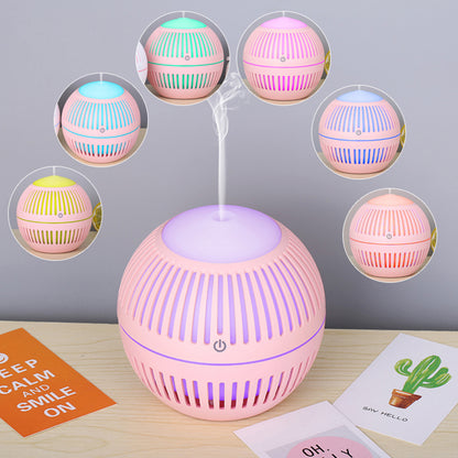 USB Powered Humidifier Mute Home Office Car Mist Diffuser with Colorful Night Light