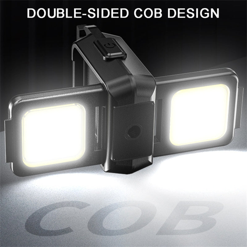 Double-Sided COB Camping Light White-Light Mini Lamp 800mAh Portable Keychain Light with Tripod Stand