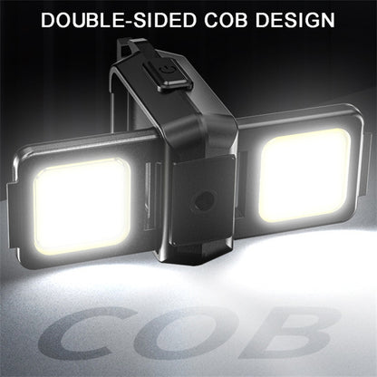 Double-Sided COB Camping Light White-Light Mini Lamp 800mAh Portable Keychain Light with Tripod Stand