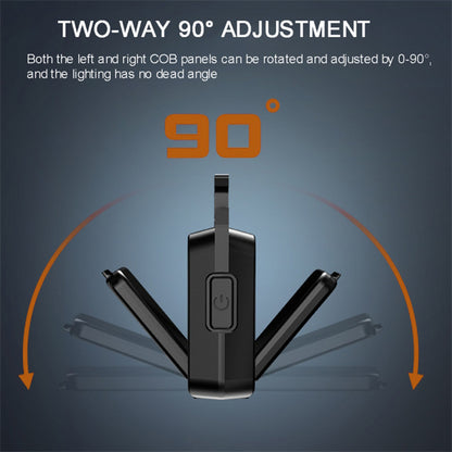 Double-Sided COB Camping Light White-Light Mini Lamp 800mAh Portable Keychain Light with Tripod Stand