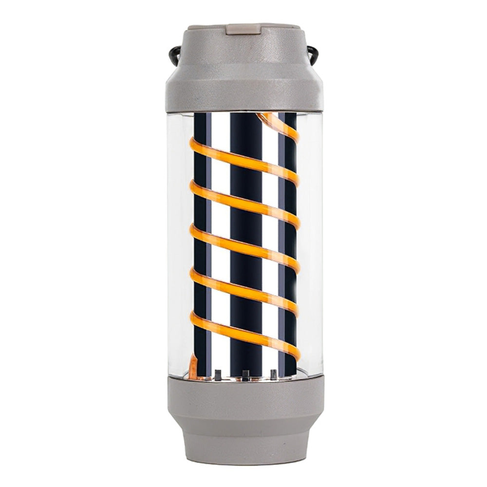 Rechargeable Outdoor Camping Spiral Light Waterproof Tent Lantern Hanging Lamp