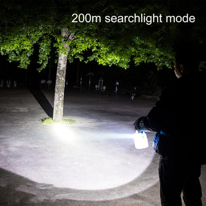 C51 Multi-Functional Solar Power Camping Light with Indicator Zoomable IPX6 Waterproof Flashlight Tent Lamp (No Output)