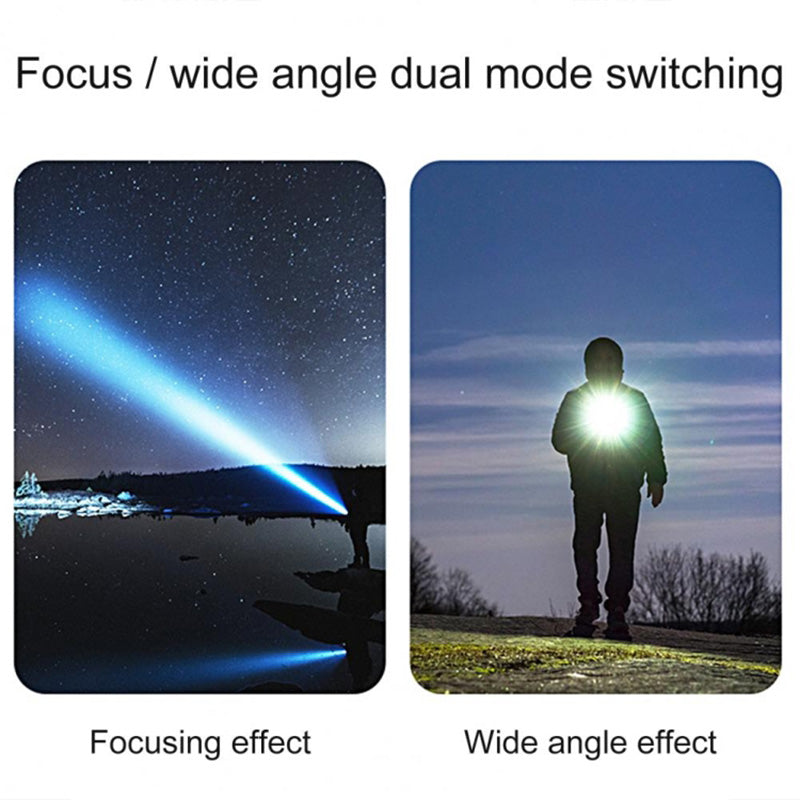 C51 Multi-Functional Solar Power Camping Light with Indicator Zoomable IPX6 Waterproof Flashlight Tent Lamp (No Output)