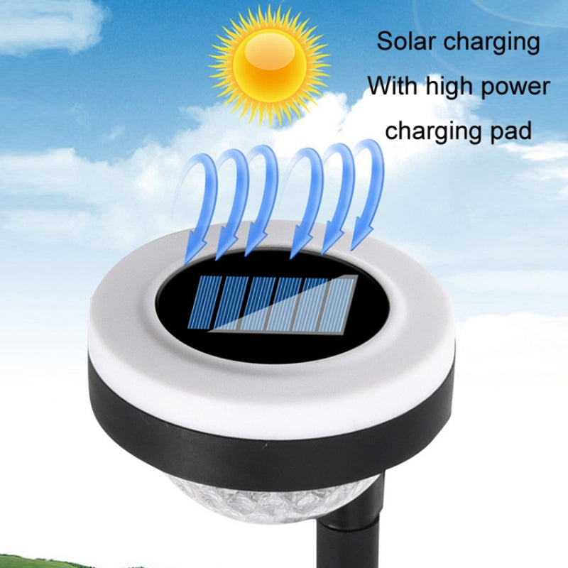 JG04803 Outdoors Solar Dynamic Flame Lamp Garden Ground Lamp Landscape Lighting