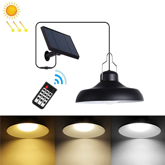 YH1001-1 3 Color Temperatures Solar Power Light Remote Control Waterproof Garden Yard Lamp
