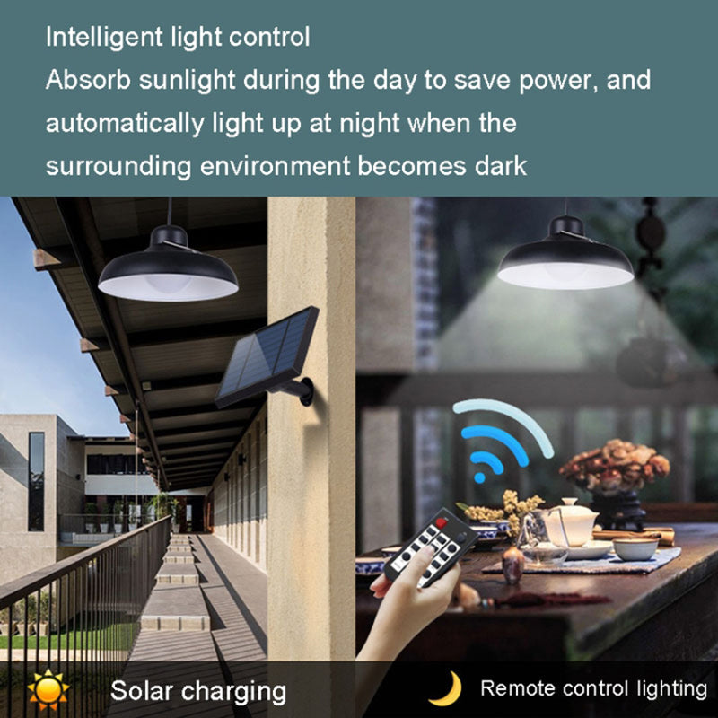 YH1001-1 3 Color Temperatures Solar Power Light Remote Control Waterproof Garden Yard Lamp