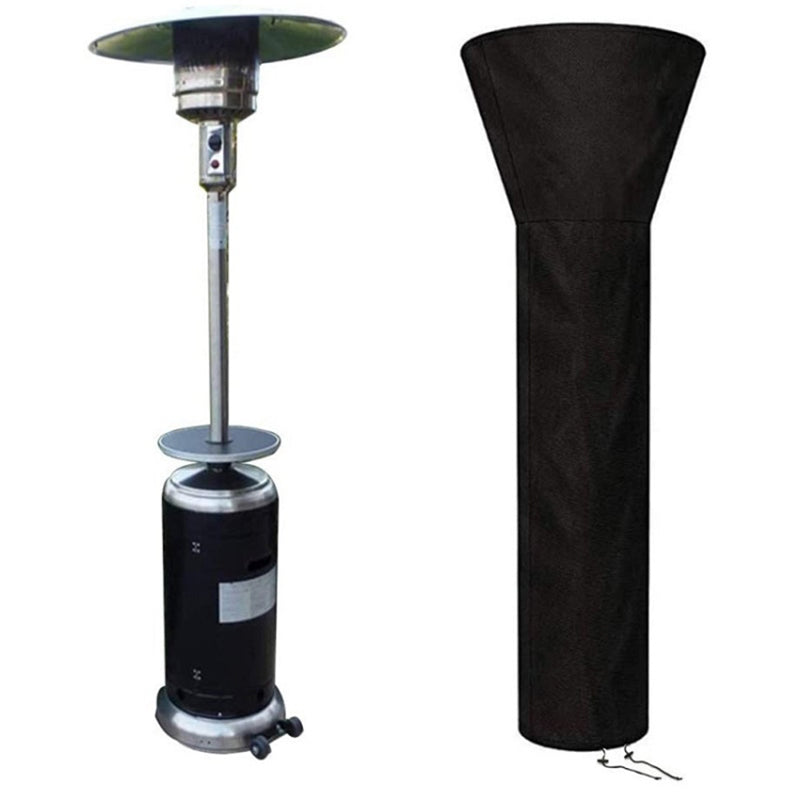 221x85x48cm Waterproof 210D Oxford Cloth Patio Heater Cover Dustproof Pyramid Vertical Outside Protection Cover
