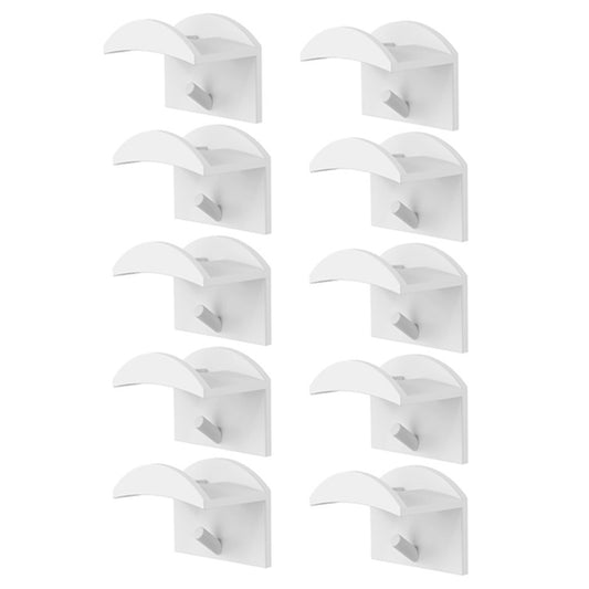 10Pcs Adhesive Hat Hook for Baseball Cap Plastic Minimalist Wall Mount Holder Hanger Rack