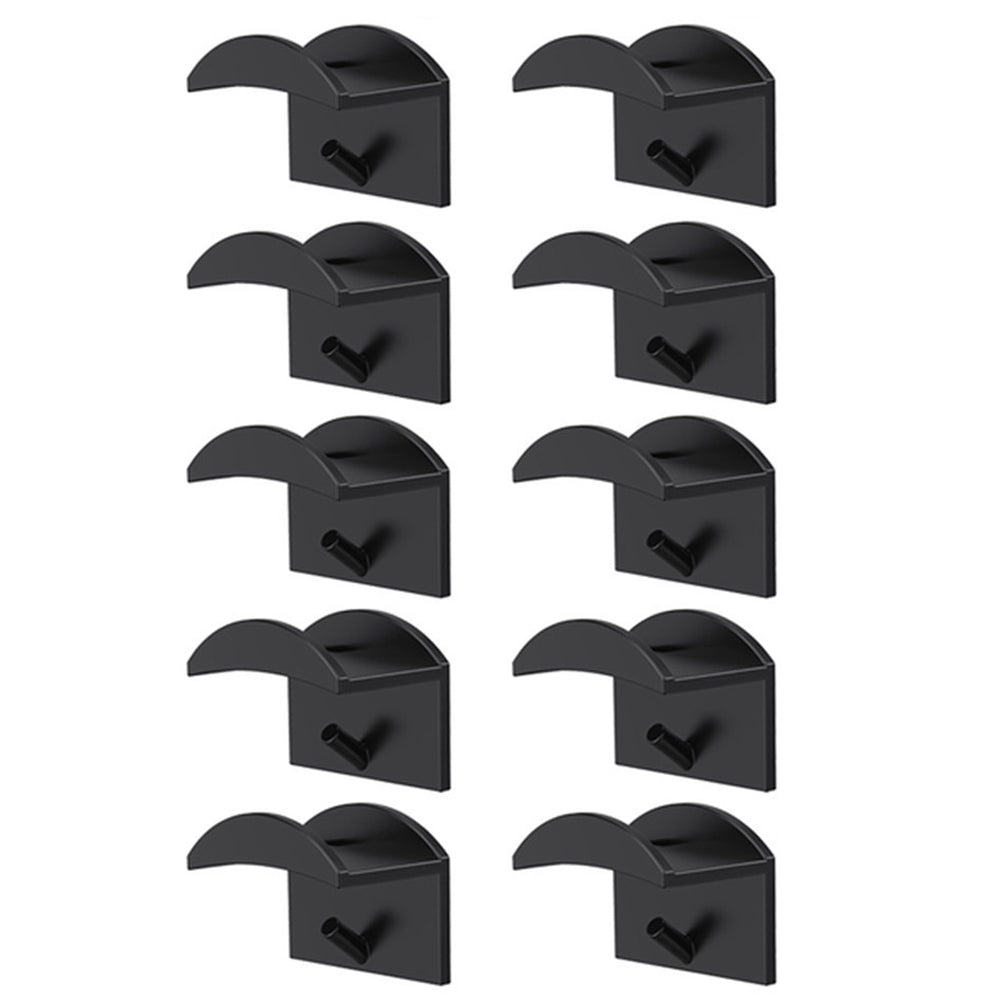 10Pcs Adhesive Hat Hook for Baseball Cap Plastic Minimalist Wall Mount Holder Hanger Rack