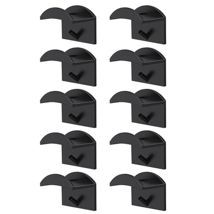 10Pcs Adhesive Hat Hook for Baseball Cap Plastic Minimalist Wall Mount Holder Hanger Rack