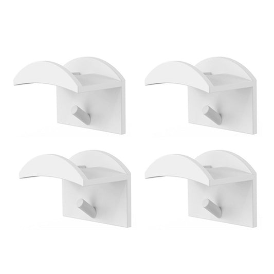 4Pcs Adhesive Hat Holder Hook for Baseball Cap Wall Mount Organizer Plastic Minimalist Hanger Rack