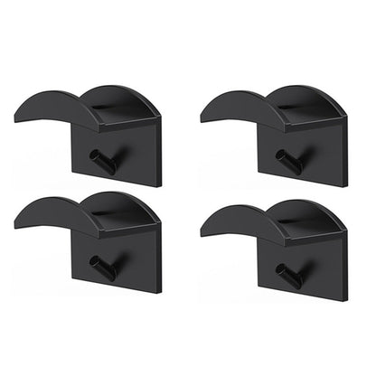 4Pcs Adhesive Hat Holder Hook for Baseball Cap Wall Mount Organizer Plastic Minimalist Hanger Rack