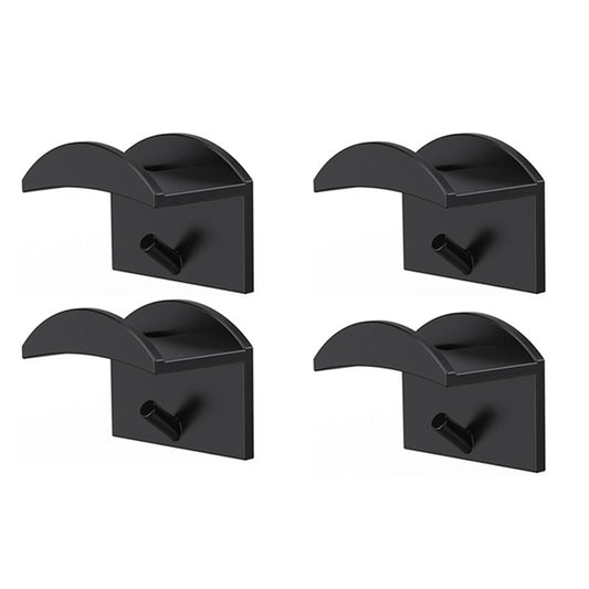 4Pcs Adhesive Hat Holder Hook for Baseball Cap Wall Mount Organizer Plastic Minimalist Hanger Rack