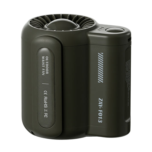 F013 Portable Mini USB Rechargeable Cooling Fan Summer Handheld Belt Hanging Clip Fan (CE Certified)