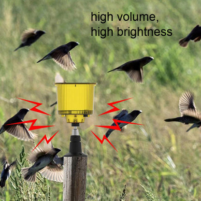 N911R Solar Birds / Animals Repeller Solar Recording Timer Sound and Light Alarm