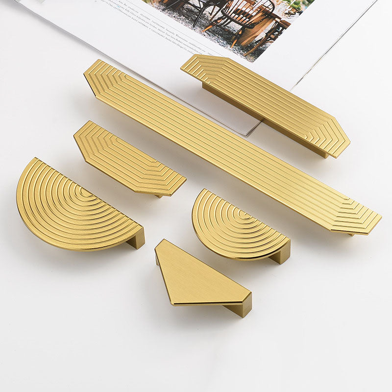 Triangle Cabinet Knob Bronze Color Dresser Drawer Hardware Pull Handle Replacement Home Decor with 22mm Screws