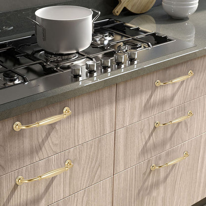 Cabinet Pull Handle Aluminium Alloy Drawer Cupboard Wardrobe Furniture Door Knob with 22mm Screw, Single Hole