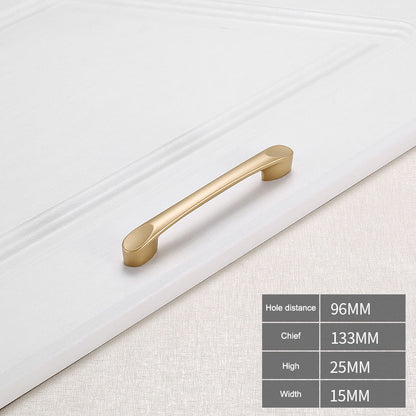 YIJIA Aluminium Alloy Furniture Pull Handle Drawer Cabinet Wardrobe Door Handle with 22mm Screw