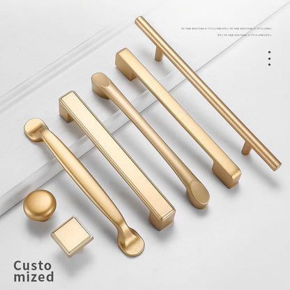 YIJIA Aluminium Alloy Furniture Pull Handle Drawer Cabinet Wardrobe Door Handle with 22mm Screw