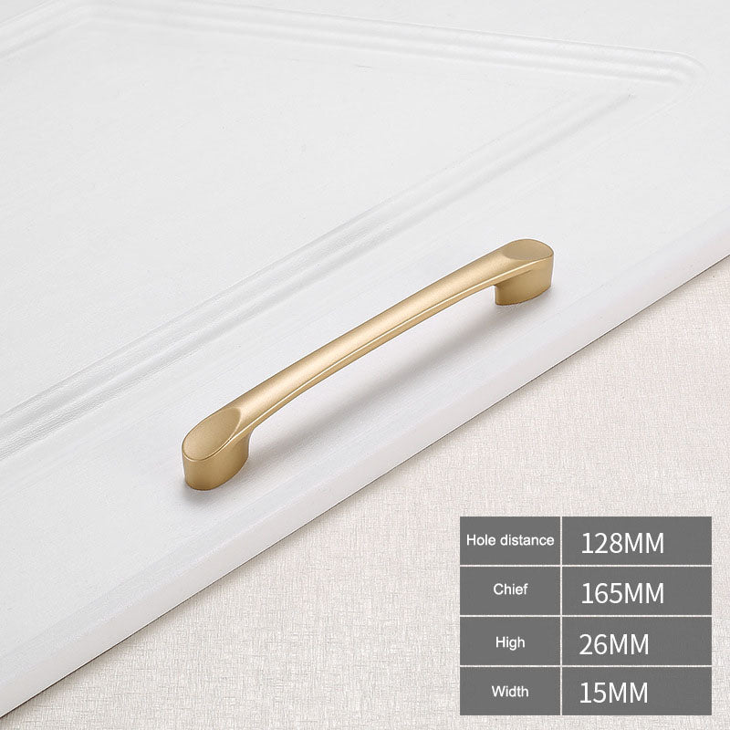 YIJIA Aluminum Alloy Wardrobe Handle Cabinet Pull Handle for Furniture Drawer Cupboard, 22mm Screw