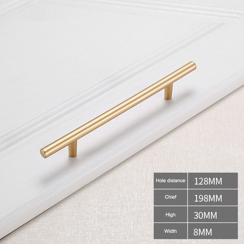 YIJIA Aluminum Alloy Wardrobe Handle Cabinet Pull Handle for Furniture Drawer Cupboard, 22mm Screw