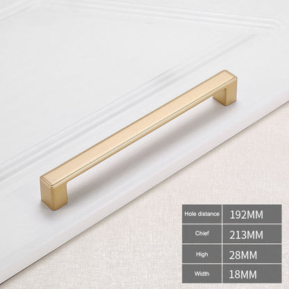 YIJIA Kitchen Cabinet Handle Solid Aluminum Alloy Furniture Wardrobe Drawer Pull Handle, 22mm Screw