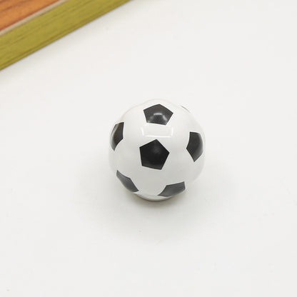 Ball Shape Single Hole Furniture Ceramics Pull Handle Drawer Cabinet  Wardrobe Door Knob with 25mm Screw
