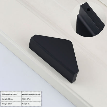 Modern Cabinet Door Pull Handle Closet Wardrobe Knob Furniture Handle with 22mm Screw