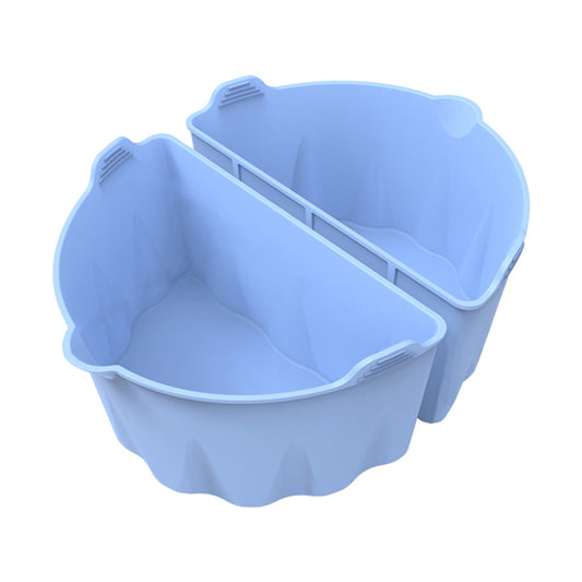 2Pcs Slow Cooker Divider Liners for 6-7 Quart Slow Cookers Reusable Silicone Inserts (BPA-Free, No FDA Certificate)