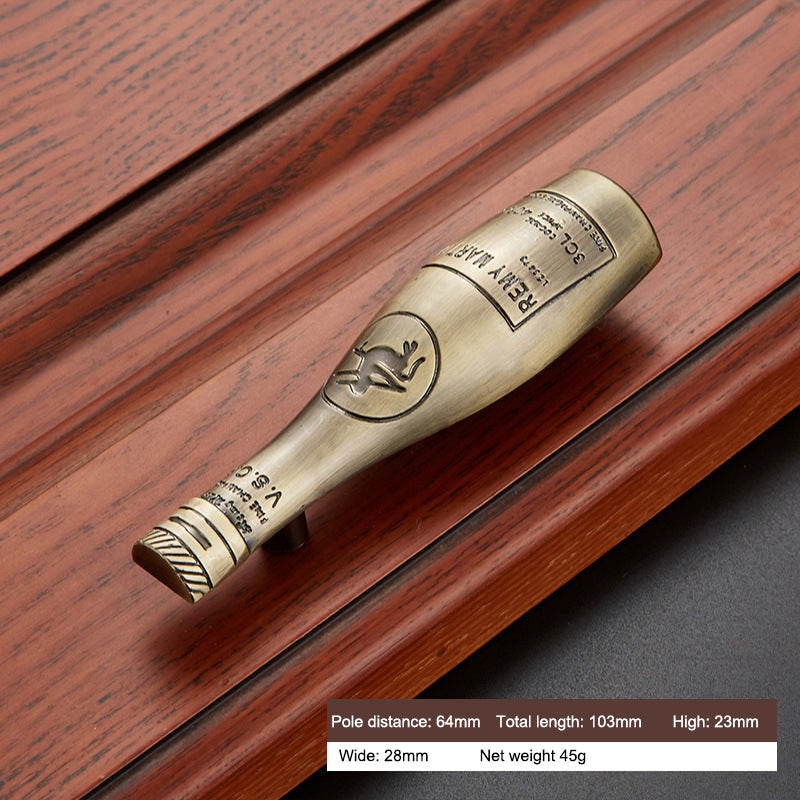 Retro Zinc Alloy Furniture Pull Handle Cabinet Drawer Wardrobe Door Handle Home Decor, 22mm Screw