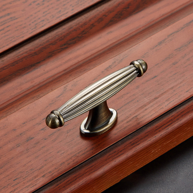 Retro Zinc Alloy Furniture Pull Handle Cabinet Drawer Wardrobe Door Handle Home Decor, 22mm Screw