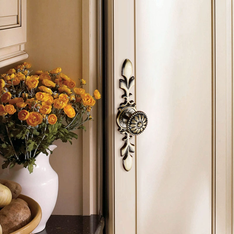Retro Zinc Alloy Furniture Pull Handle Cabinet Drawer Wardrobe Door Handle Home Decor, 22mm Screw