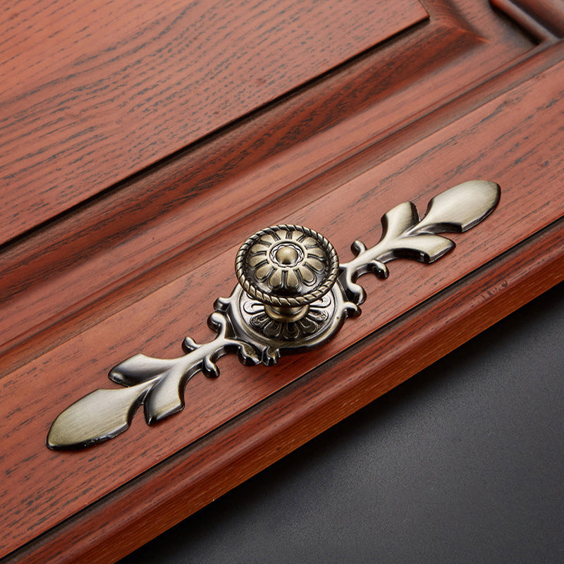 Retro Zinc Alloy Furniture Pull Handle Cabinet Drawer Wardrobe Door Handle Home Decor, 22mm Screw
