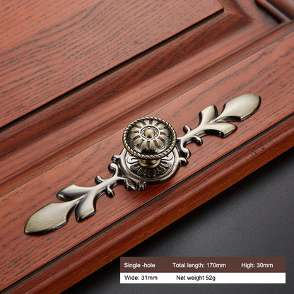 Retro Zinc Alloy Furniture Pull Handle Cabinet Drawer Wardrobe Door Handle Home Decor, 22mm Screw