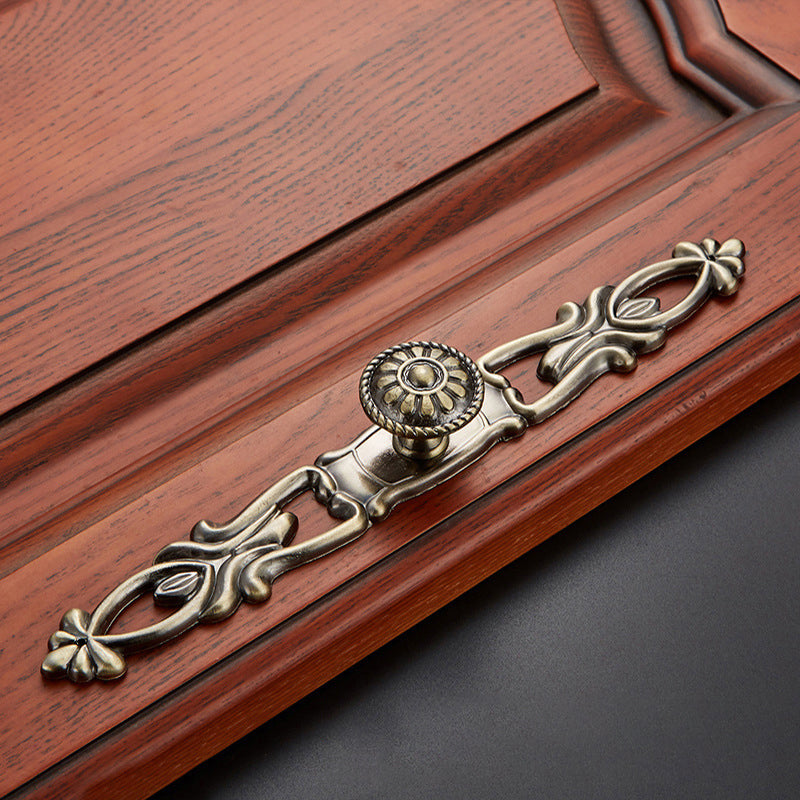 Retro Zinc Alloy Furniture Pull Handle Cabinet Drawer Wardrobe Door Handle Home Decor, 22mm Screw