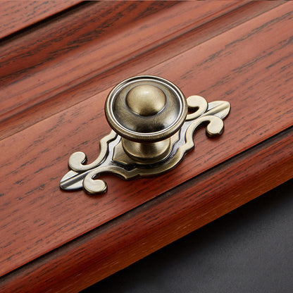 Retro Zinc Alloy Furniture Pull Handle Cabinet Drawer Wardrobe Door Handle Home Decor, 22mm Screw