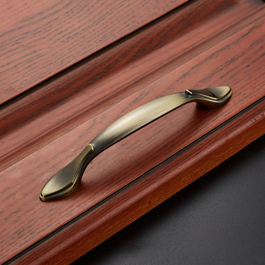 Furniture Door Pull Handle Retro Zinc Alloy Cabinet Drawer Wardrobe Handle, 22mm Screw
