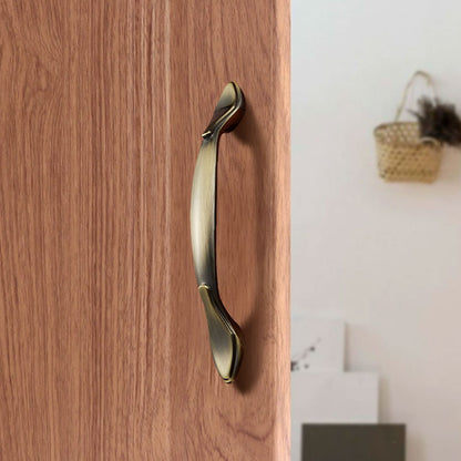 Furniture Door Pull Handle Retro Zinc Alloy Cabinet Drawer Wardrobe Handle, 22mm Screw