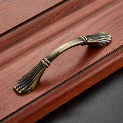 Furniture Door Pull Handle Retro Zinc Alloy Cabinet Drawer Wardrobe Handle, 22mm Screw